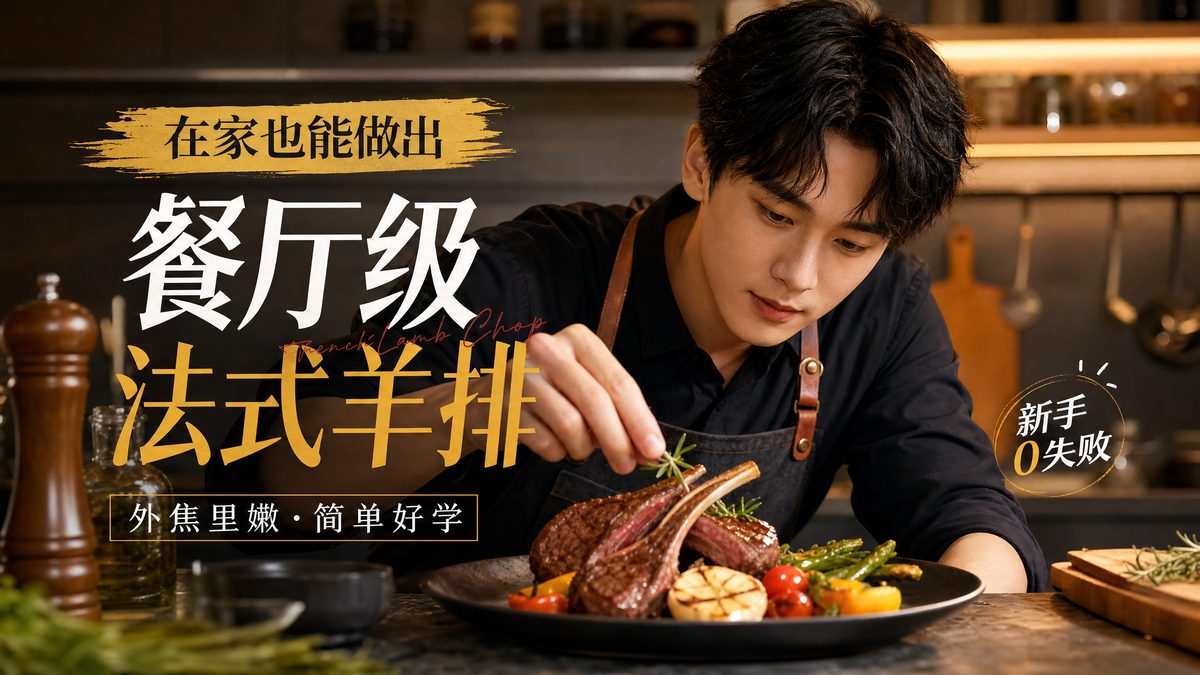 美食烹饪视频教程演示 - 高清3D动漫